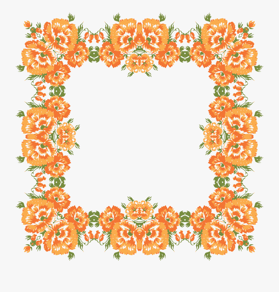 Watercolor Flower Wreath Clipart - Clipart Flower For Design, Transparent Clipart