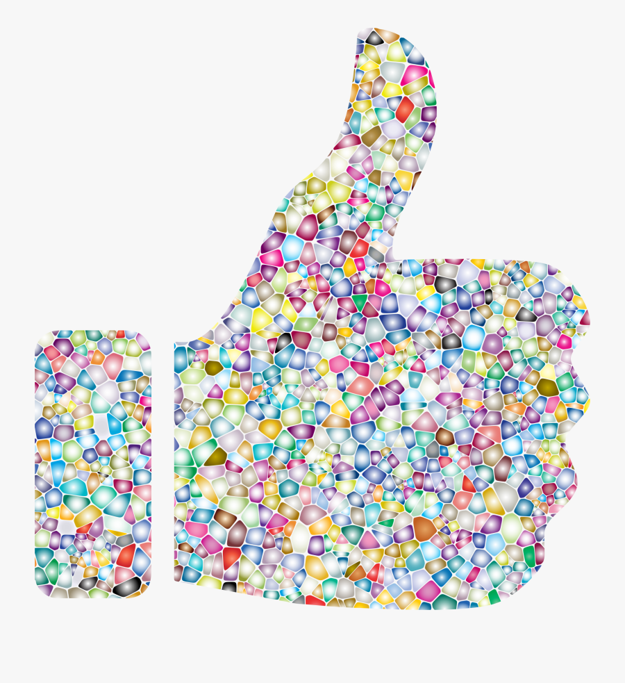 This Free Icons Png Design Of Sweet Tiled Thumbs Up - Thumbs Up Background Png, Transparent Clipart