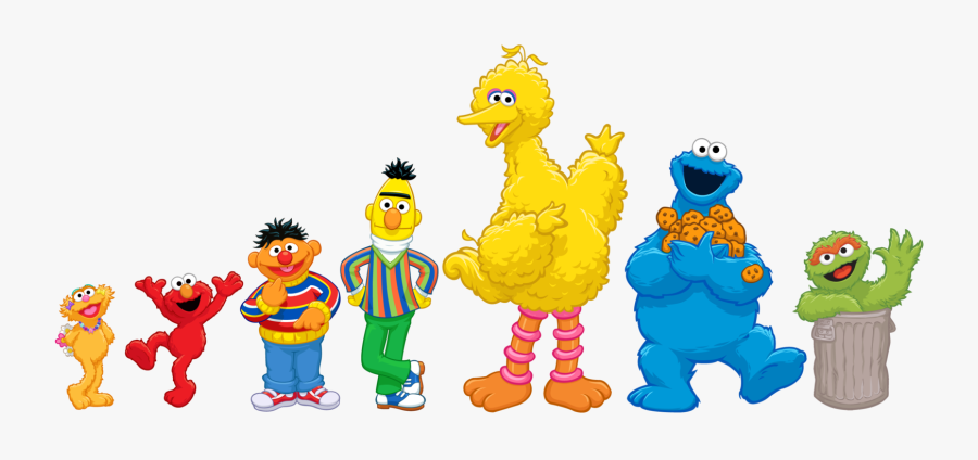 Gallery For Editable Sesame S - Sesame Street Characters Png, Transparent Clipart