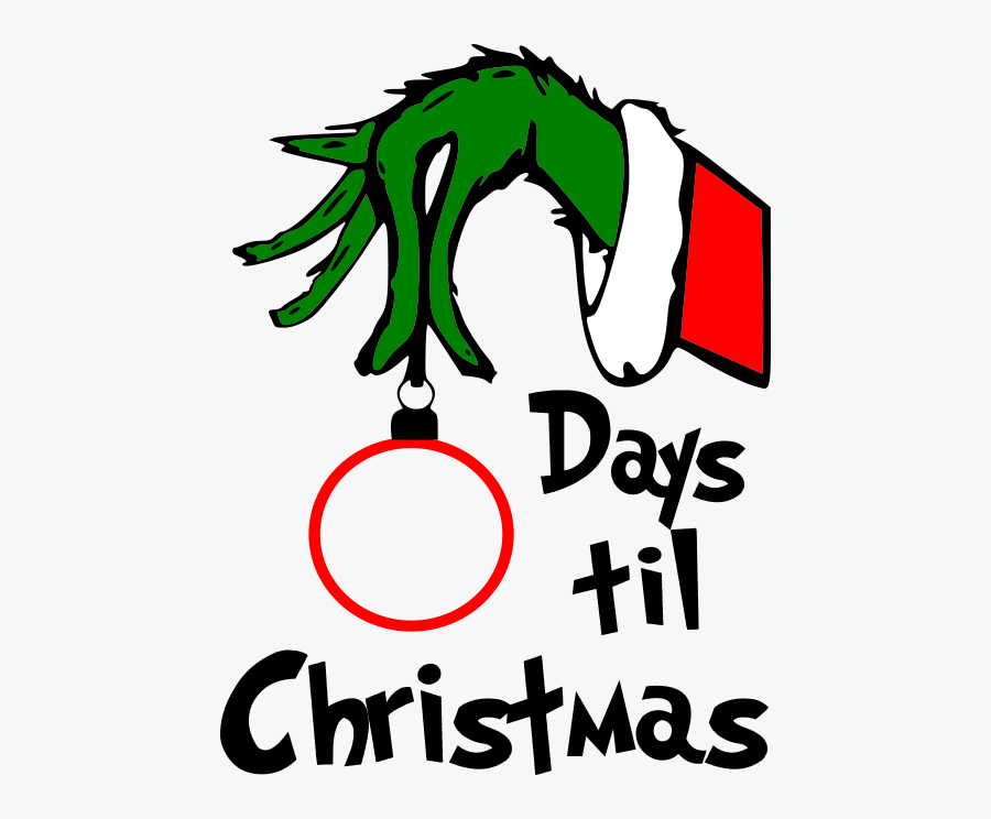 Download Grinch Days Till Christmas No Background - Grinch ...