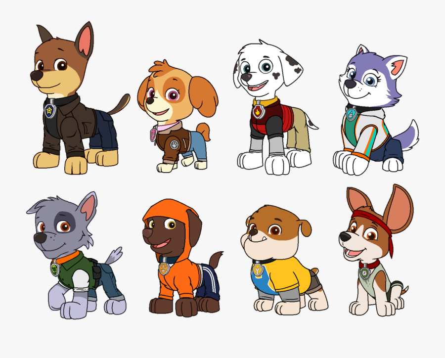 Paw Patrol Redesigned, Transparent Clipart