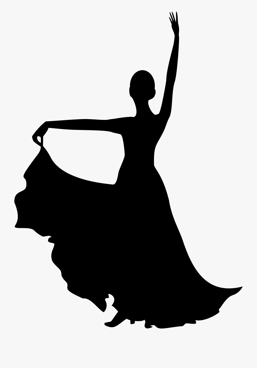 Dancer Silhouette Clip Art At Getdrawings - Flamenco Png, Transparent Clipart