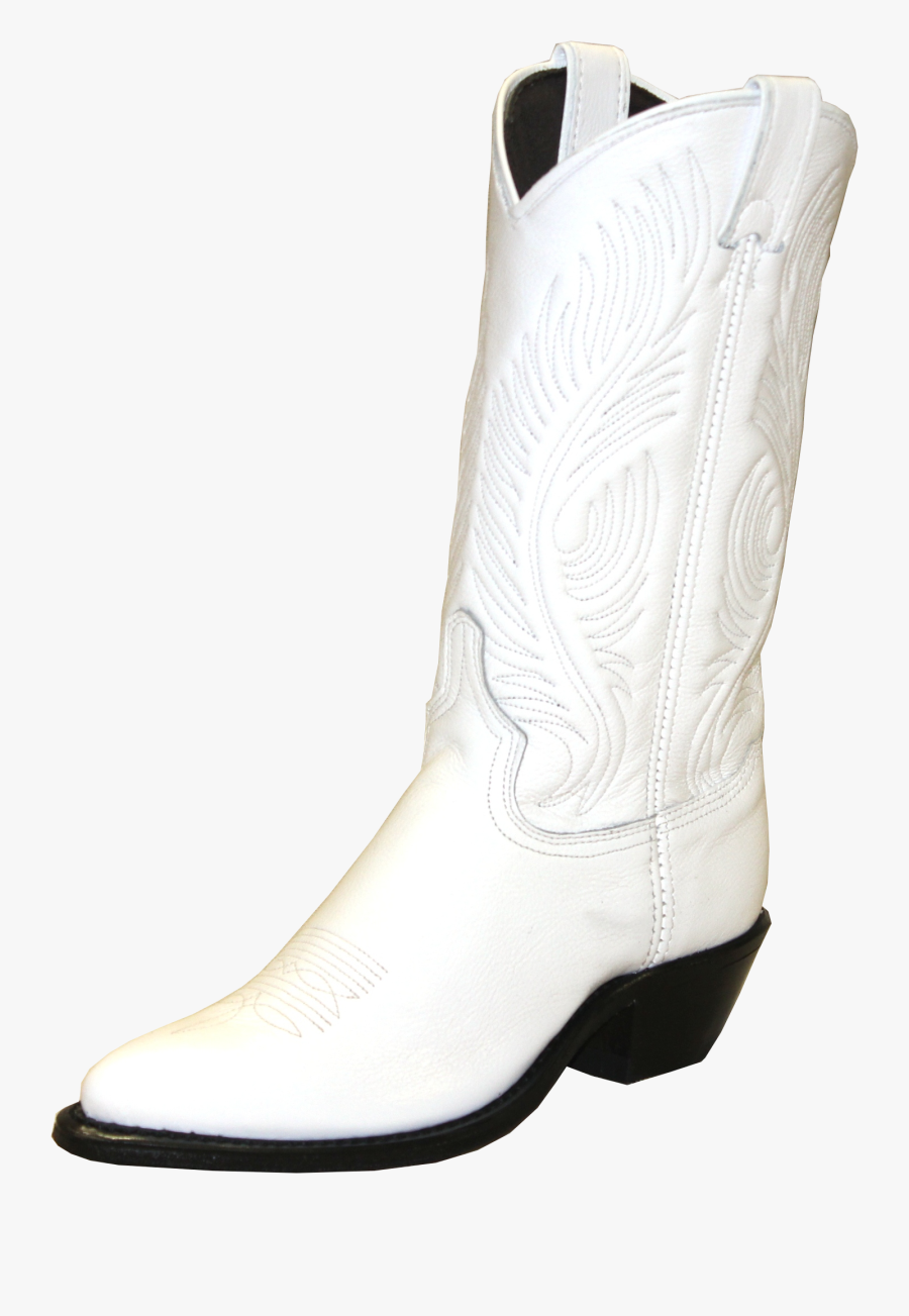 Transparent Boot White - Womens White Cowboy Boots, Transparent Clipart