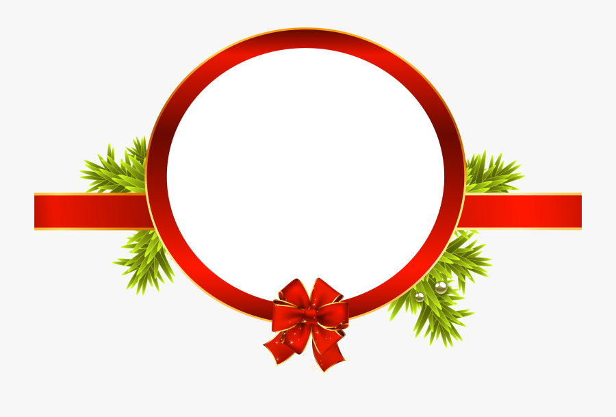 Christmas Clipart For Labels - Red Christmas Label Png, Transparent Clipart
