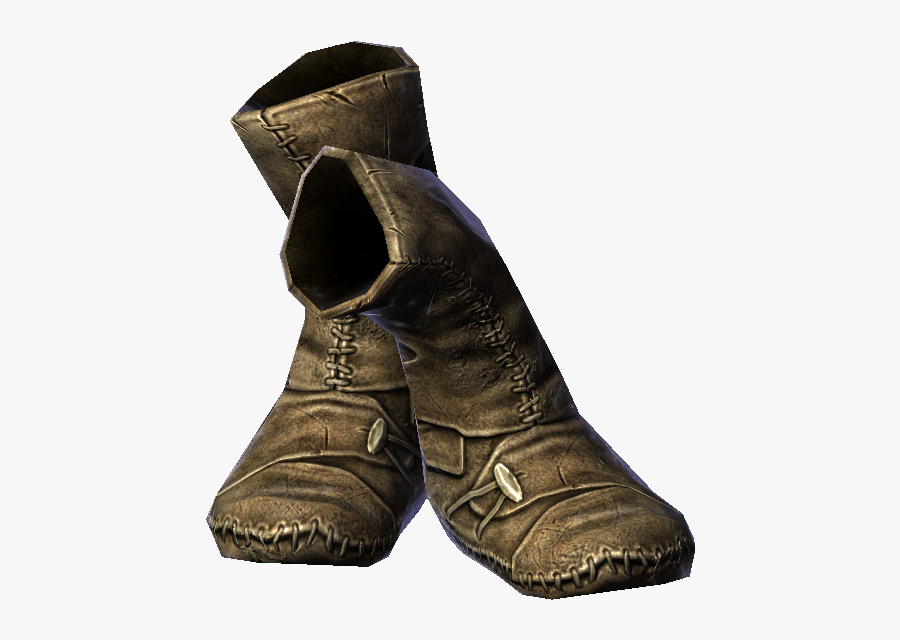 Clip Art The Elder Scrolls V - Skyrim Mage Boots, Transparent Clipart