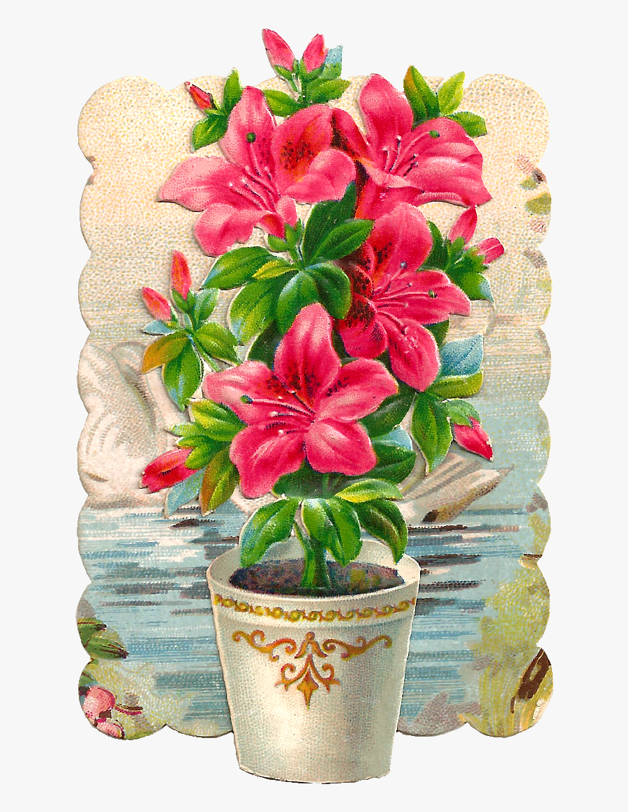 Flower Pot Clipart, Transparent Clipart