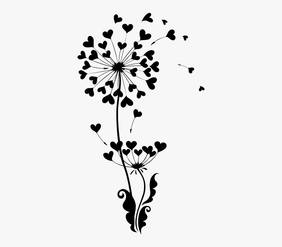 Common Illustration Dandelion Png Free Photo Clipart - Dandelion Machine Embroidery Design, Transparent Clipart