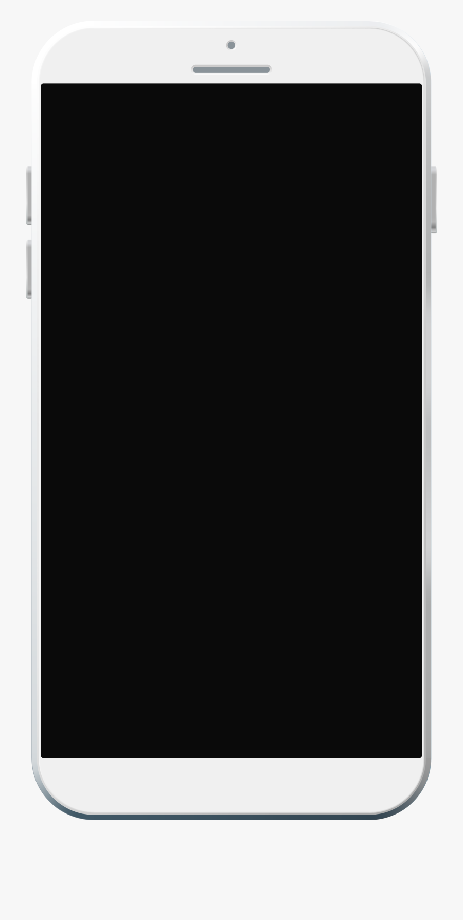 White Smartphone Png Clipart - Smartphone, Transparent Clipart