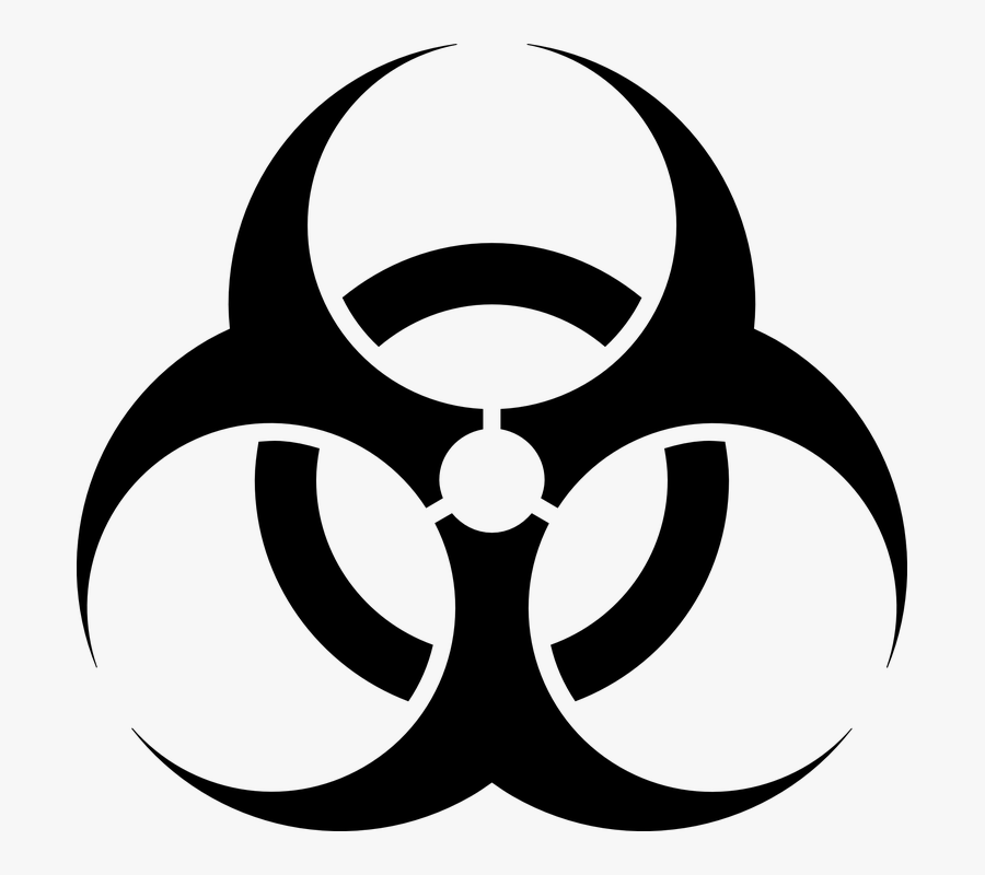 Free Vector Graphic Biohazard Danger Biology Symbol - Biohazard Symbol, Transparent Clipart