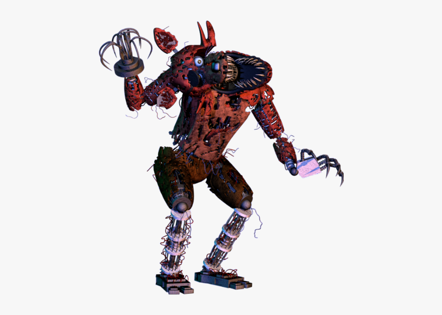Fnaf Nightmare Classic Foxy, Transparent Clipart