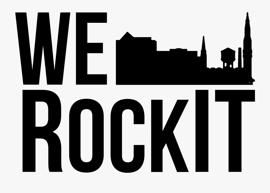 Mid 300 Werockit Logo Werockit2 Black No Date - We Rock, Transparent Clipart