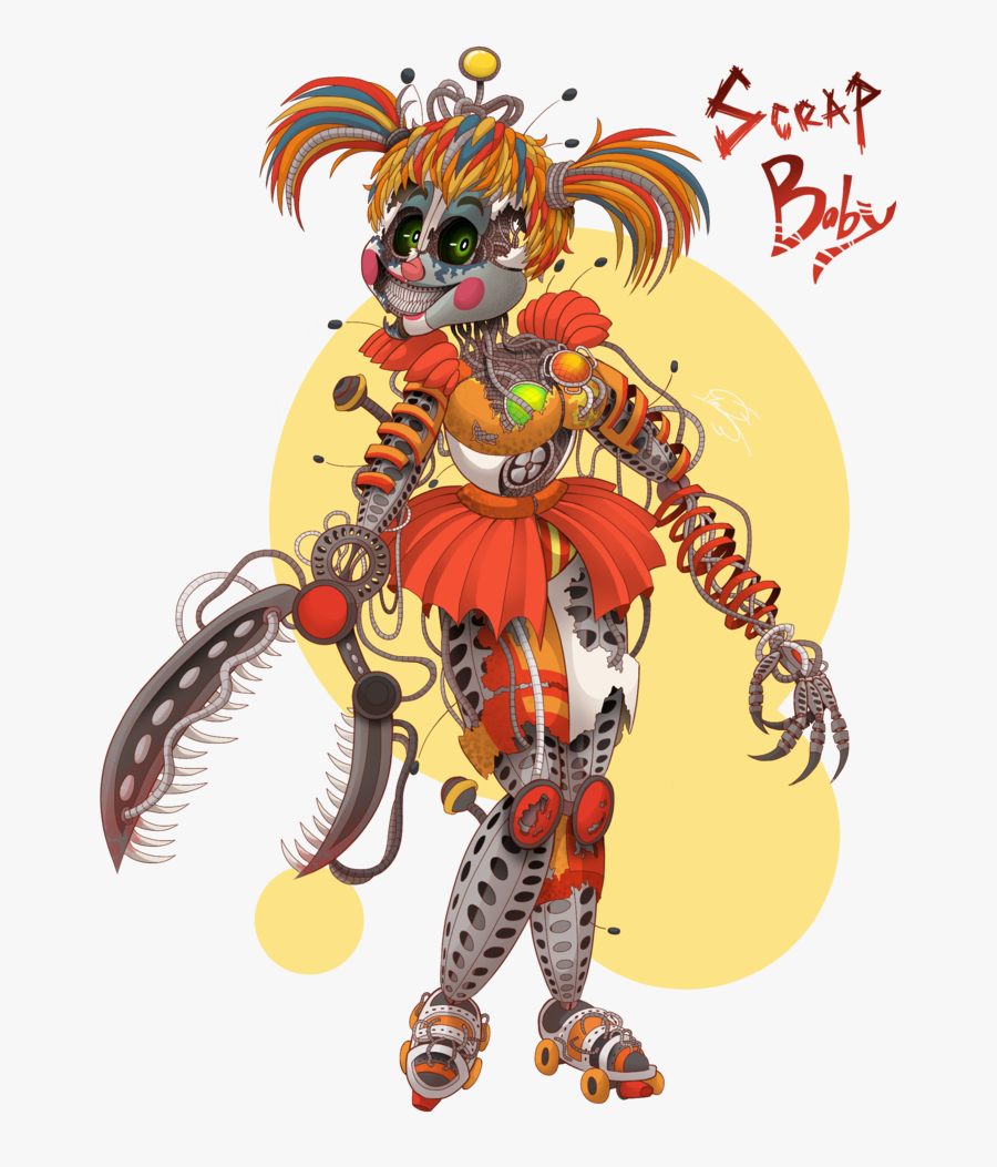 Clip Art Fnaf Pizzeria Simulator - Freddy Fazbear's Pizzeria Simulator Scrap Baby, Transparent Clipart