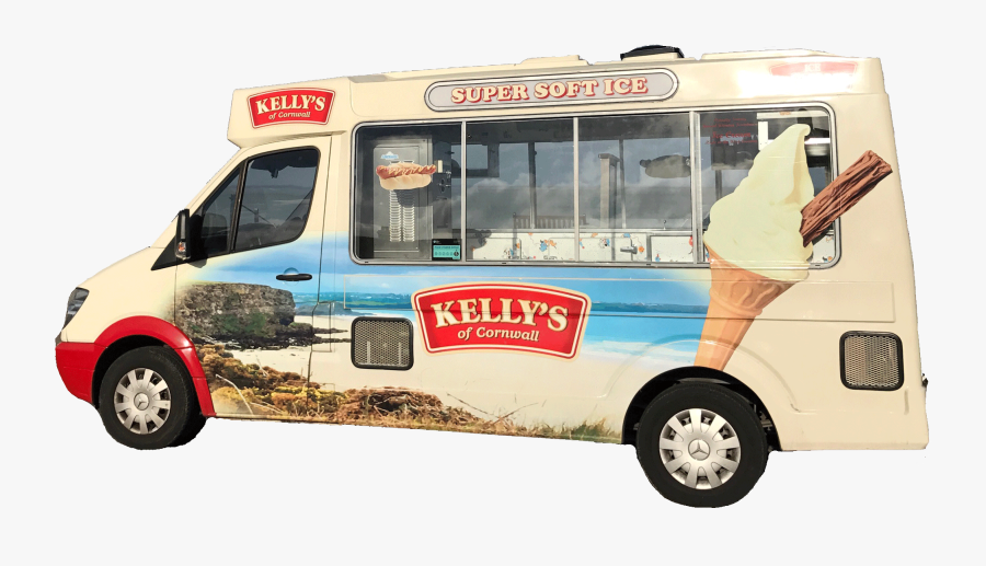 Ice Cream Truck Png - Cornish Ice Cream Van, Transparent Clipart