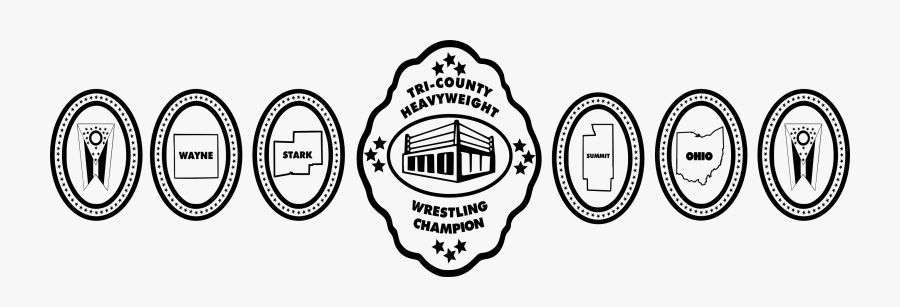 Pro Wrestling Championship Belt Designs, Transparent Clipart