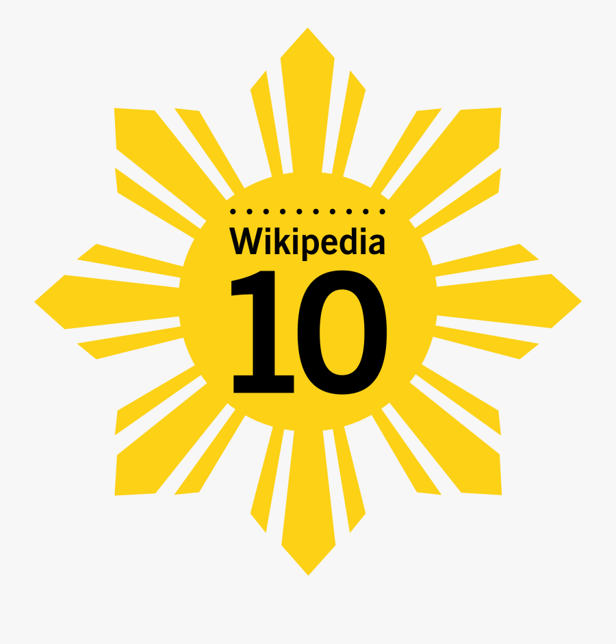 Wp 10 Philippines Sun Cmyk Philippines Stars And - Philippine Flag Sun Png, Transparent Clipart