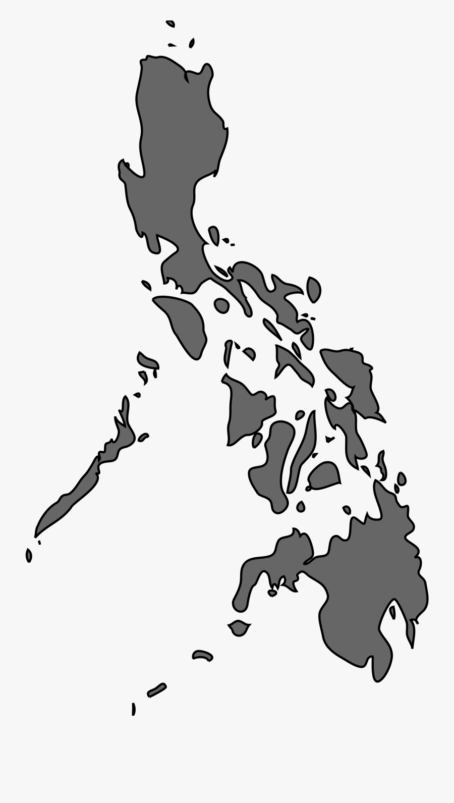 Thumb Image - Philippine Map Silhouette Png, Transparent Clipart