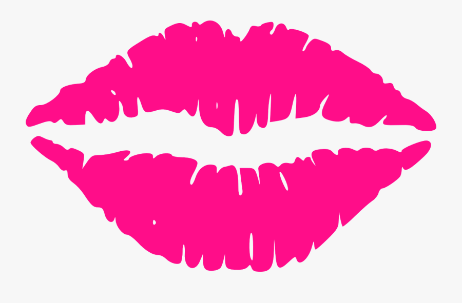 Kiss, Lips, Hot, Pink, Kissing, Female, Woman, Girl - Lips Clip Art, Transparent Clipart