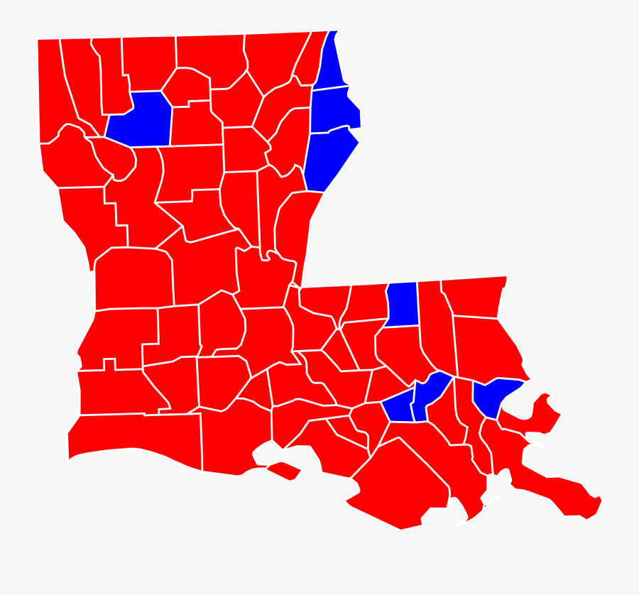 Louisiana State Treasurer - Louisiana Political Map 2018, Transparent Clipart