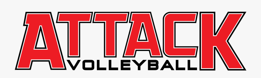 Transparent Attack Clipart - Attack Volleyball Club Logo, Transparent Clipart