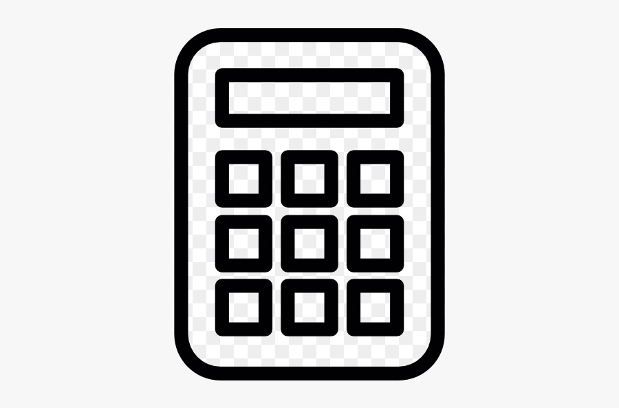 Calculator Computer Icons Calculation Square Area Transparent - Transparent Calculator Icon Png, Transparent Clipart