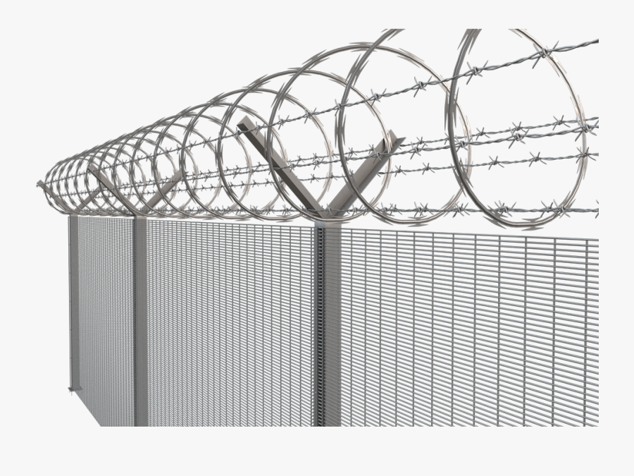 Transparent Barb Wire Fence Png, Transparent Clipart
