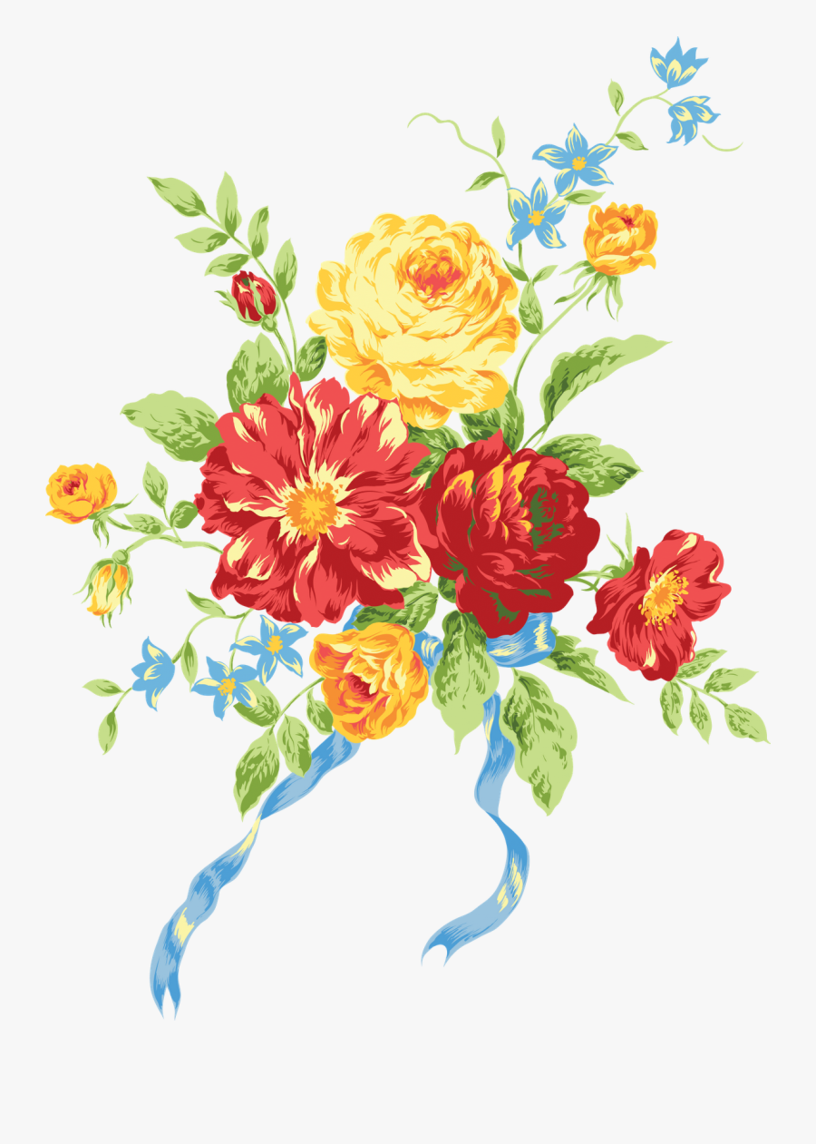 Realistic Flowers Clip Art, Transparent Clipart
