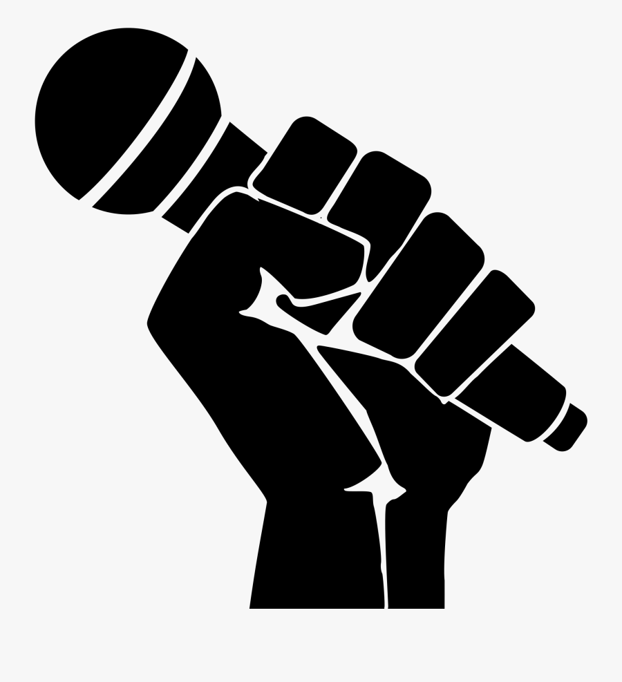Microphone Clipart Png Download - Fist Microphone, Transparent Clipart