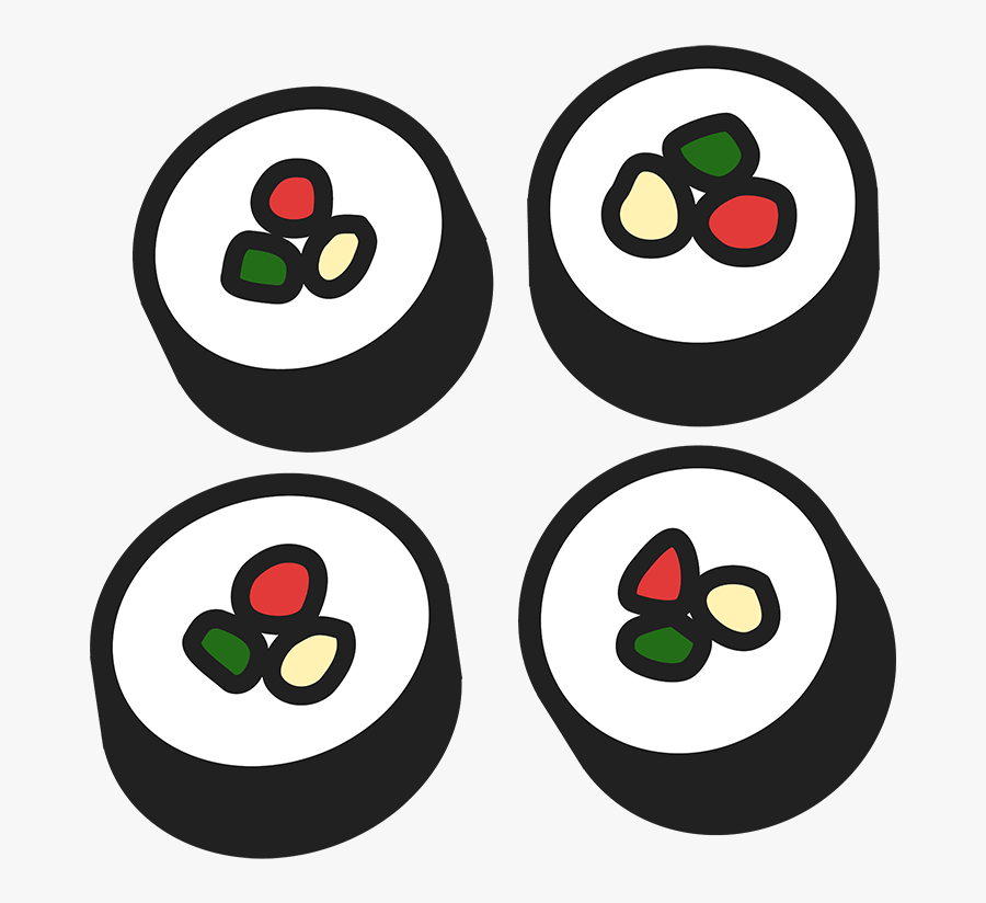 Clipart Kimbap Png, Transparent Clipart