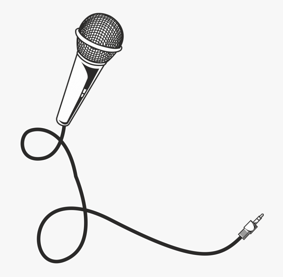 Microphone Drawing Clip Art - Radio Microphone Clip Art, Transparent Clipart