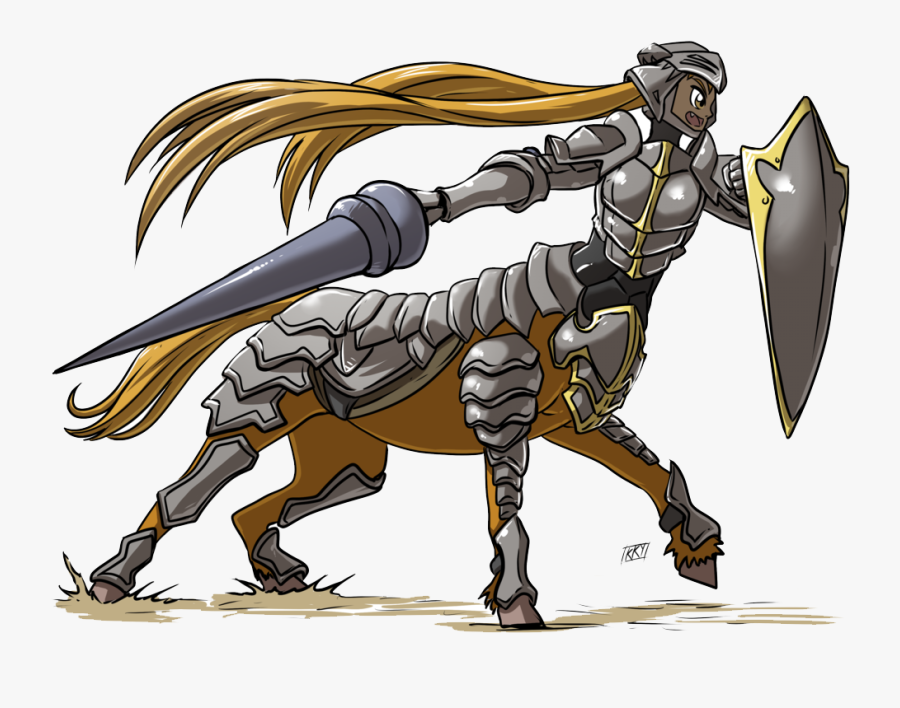 Mythical Clipart Female Centaur - Monster Musume Centaur Armor, Transparent Clipart