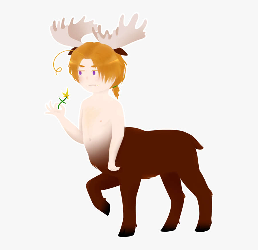 Moose Clipart Animal Canada - Hetalia 2p Centaur, Transparent Clipart