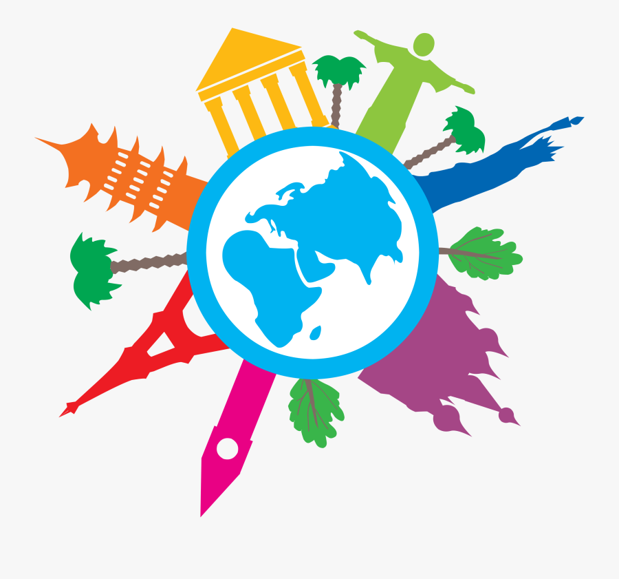Travels With Dan - Flavours Of The World Logo, Transparent Clipart