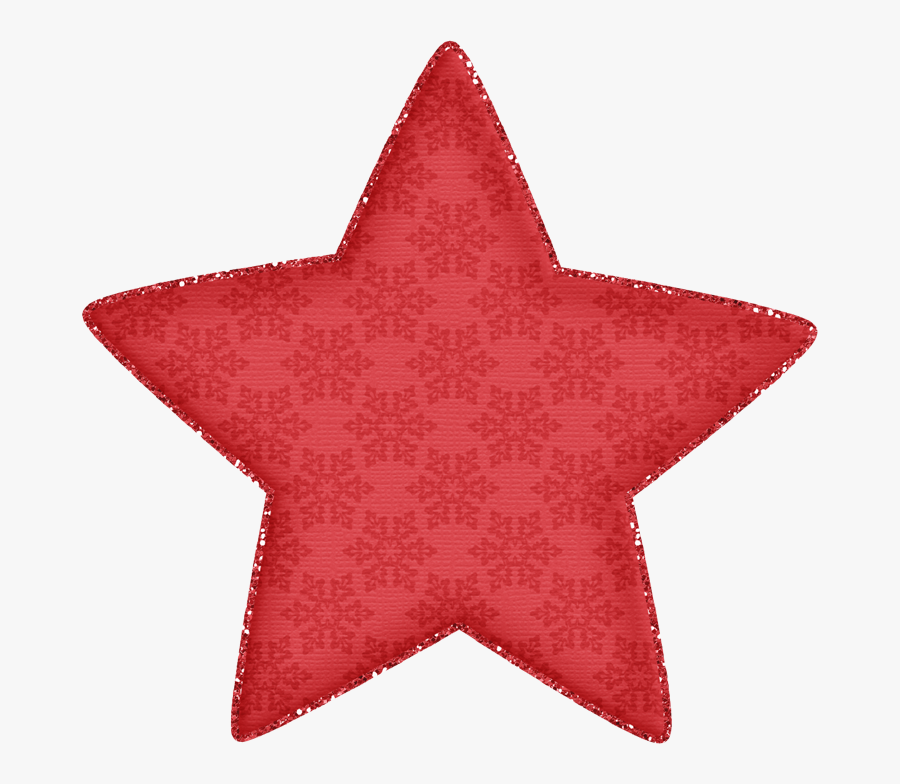 Christmas Star Red Png, Transparent Clipart