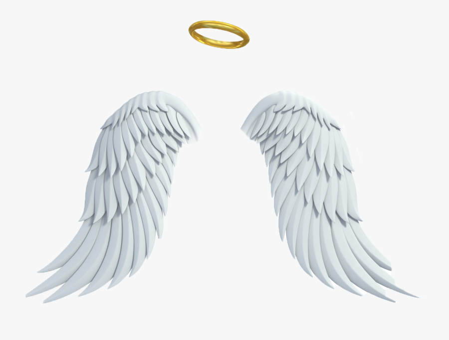 Transparent Halo Png - Real Angel Wings And Halo, Transparent Clipart