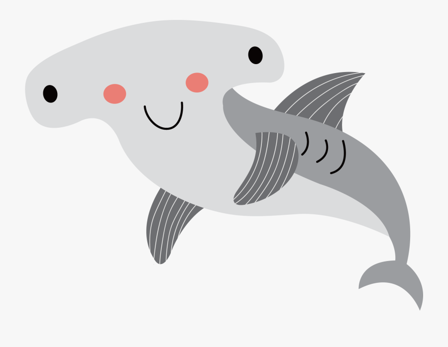 Cute Shark Png - Cute Shark Cartoon Png, Transparent Clipart