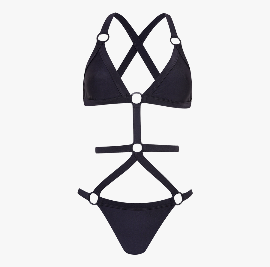 Clip Art Kendall And Kylie Swim - Bikini With Thick Harness, Transparent Clipart