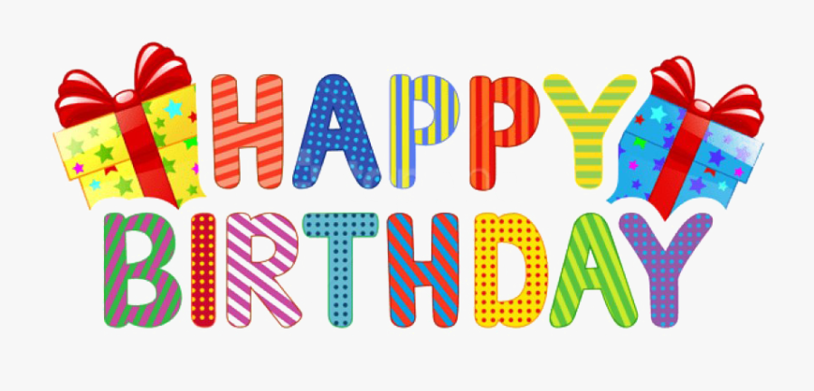 Happy Birthday Hd Png, Transparent Clipart