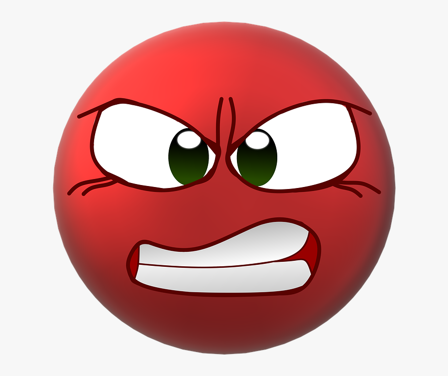 Samuel, Smiley, Smiliy, Angry, Anger, Trouble - Smiley Wut, Transparent Clipart