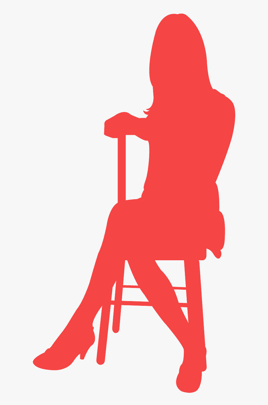 Sitting Cross Legged Woman Chair, Transparent Clipart