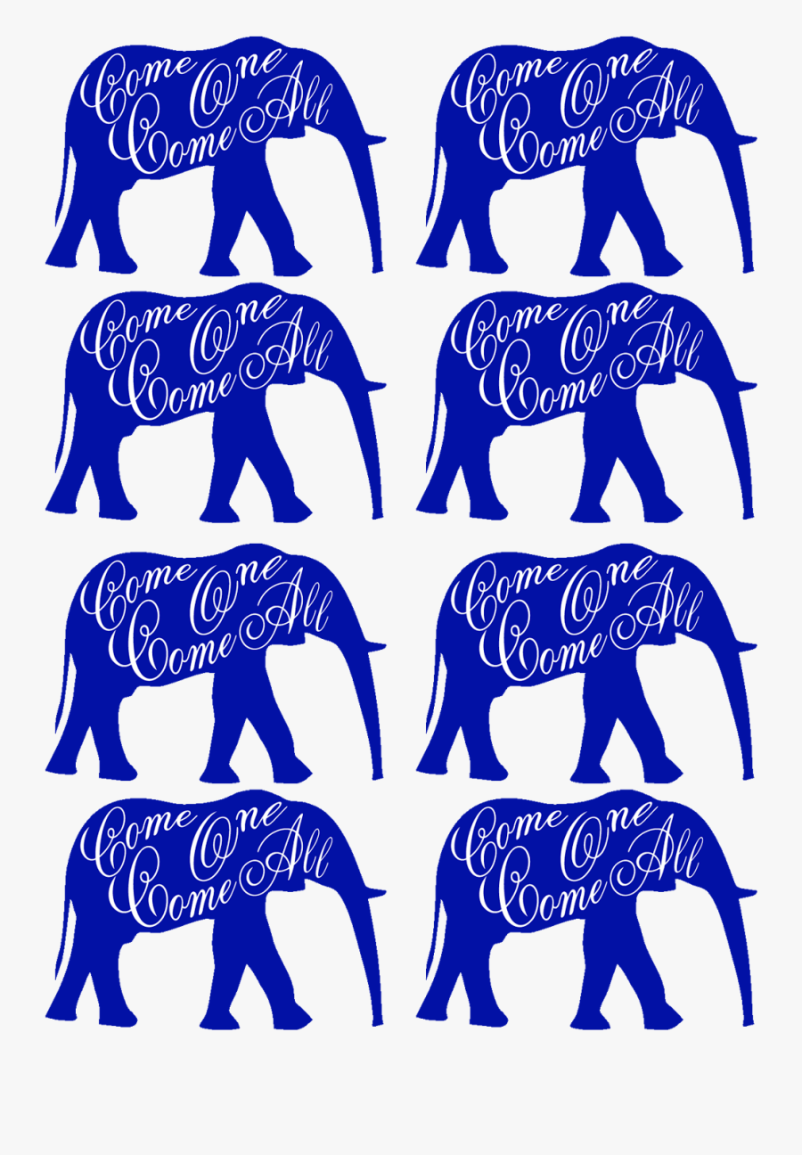 Indian Elephant African Elephant Elephantidae Douchegordijn - Elephant Silhouette, Transparent Clipart