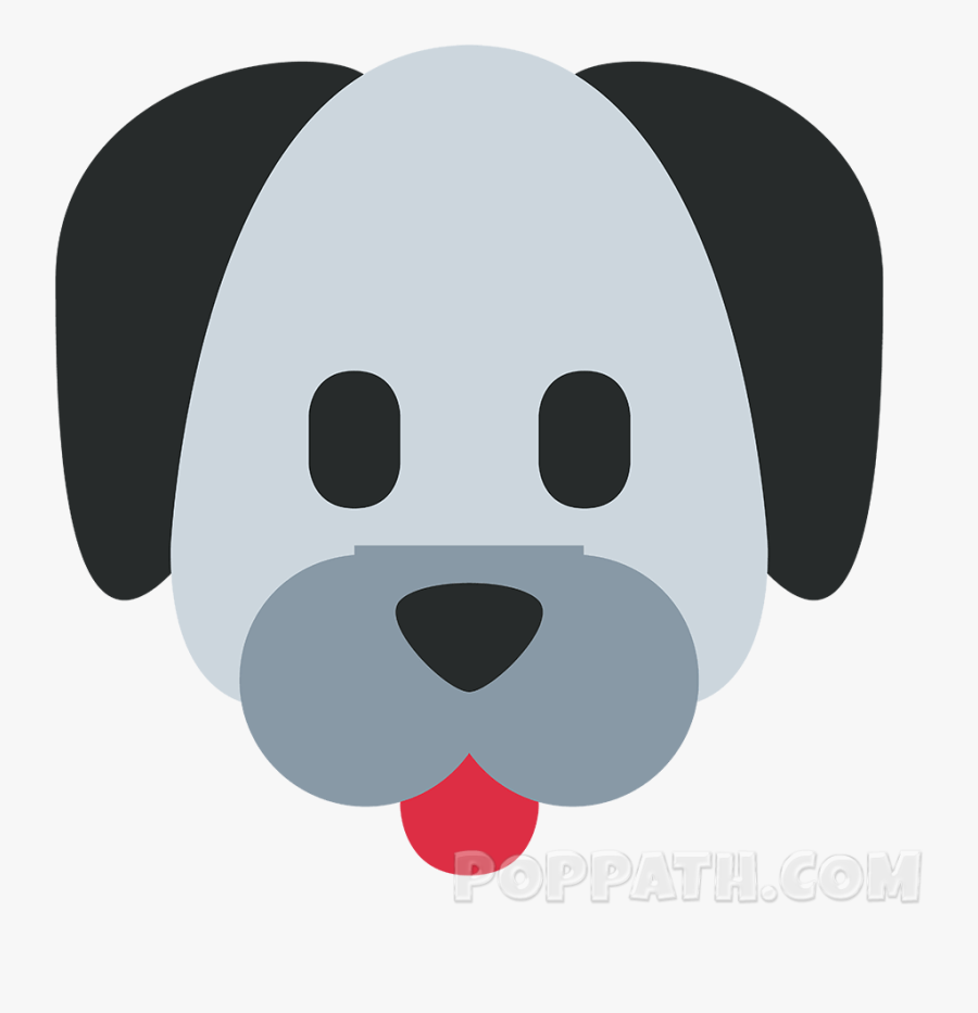 Pug Emoji Puppy Poodle Pet - Dog Face Icon Png, Transparent Clipart