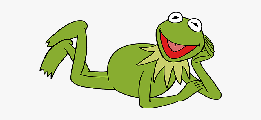 Step By Step How To Draw Kermit, Transparent Clipart