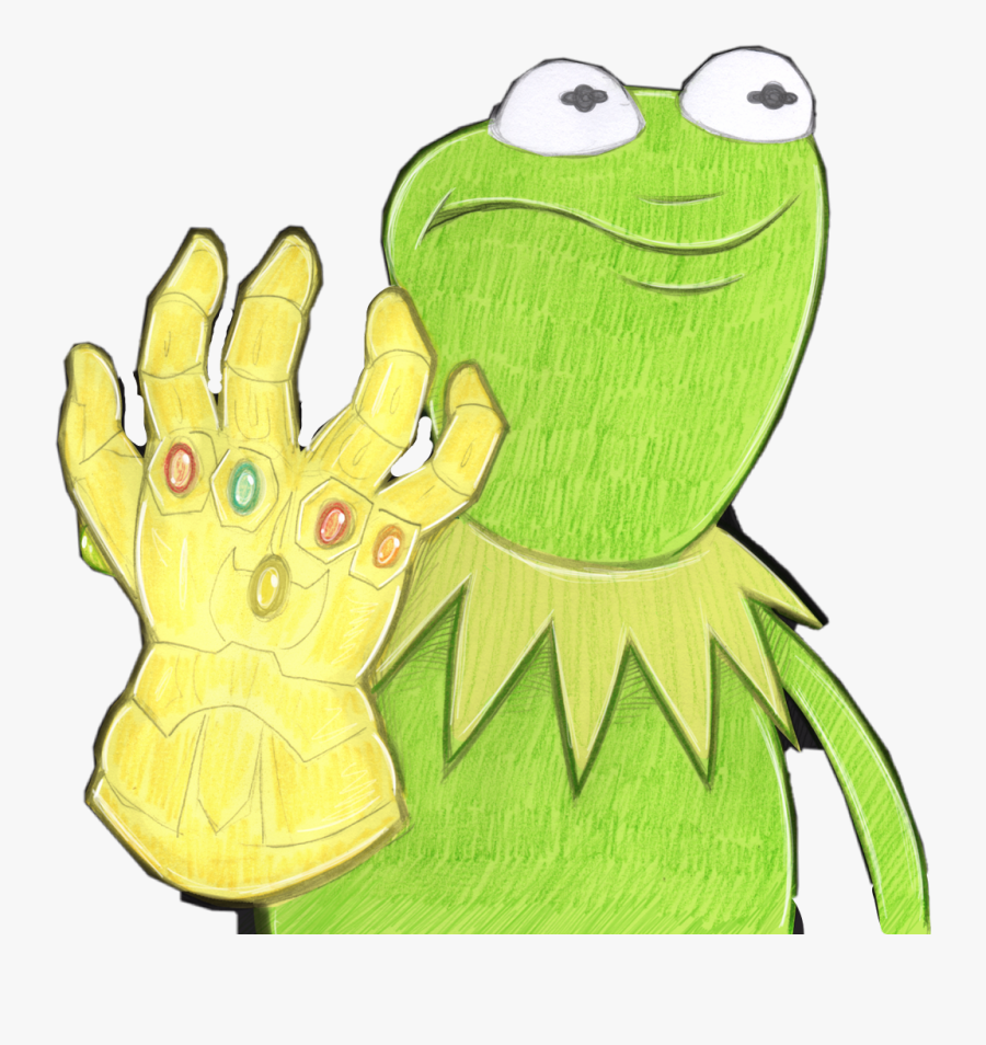 Kermit= Thanos - Kermit The Frog Thanos, Transparent Clipart