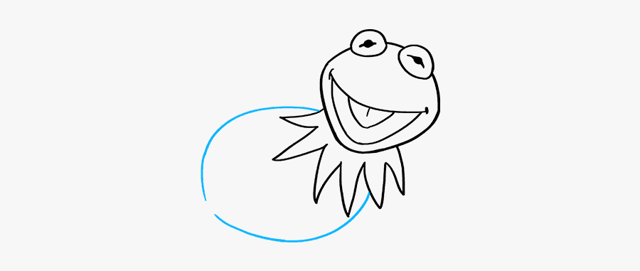 Kermit The Frog Draw, Transparent Clipart