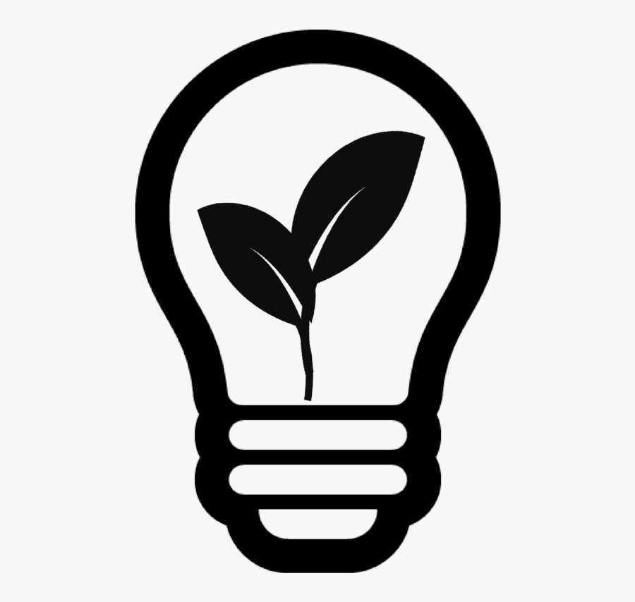 Green Energy-01 - Incandescent Light Bulb, Transparent Clipart