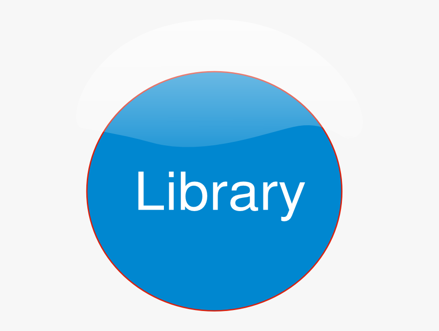 Library Button Svg Downloads - Circle, Transparent Clipart