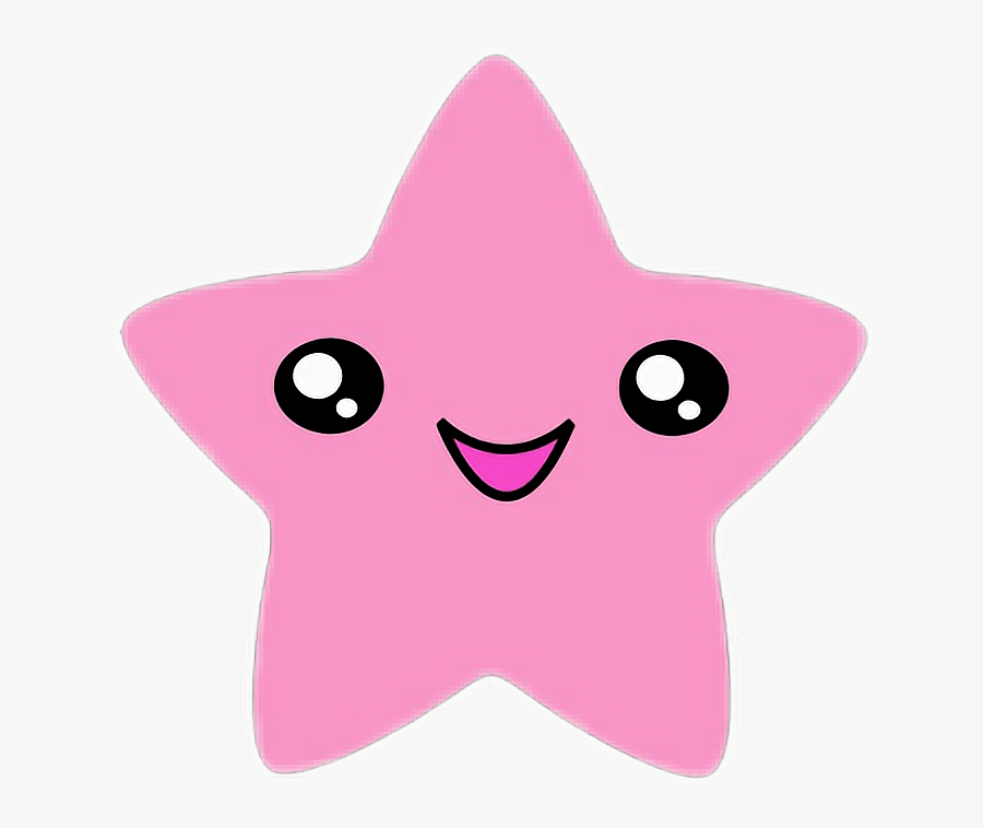 #pink #star #kawaii - Kawaii Star Png, Transparent Clipart
