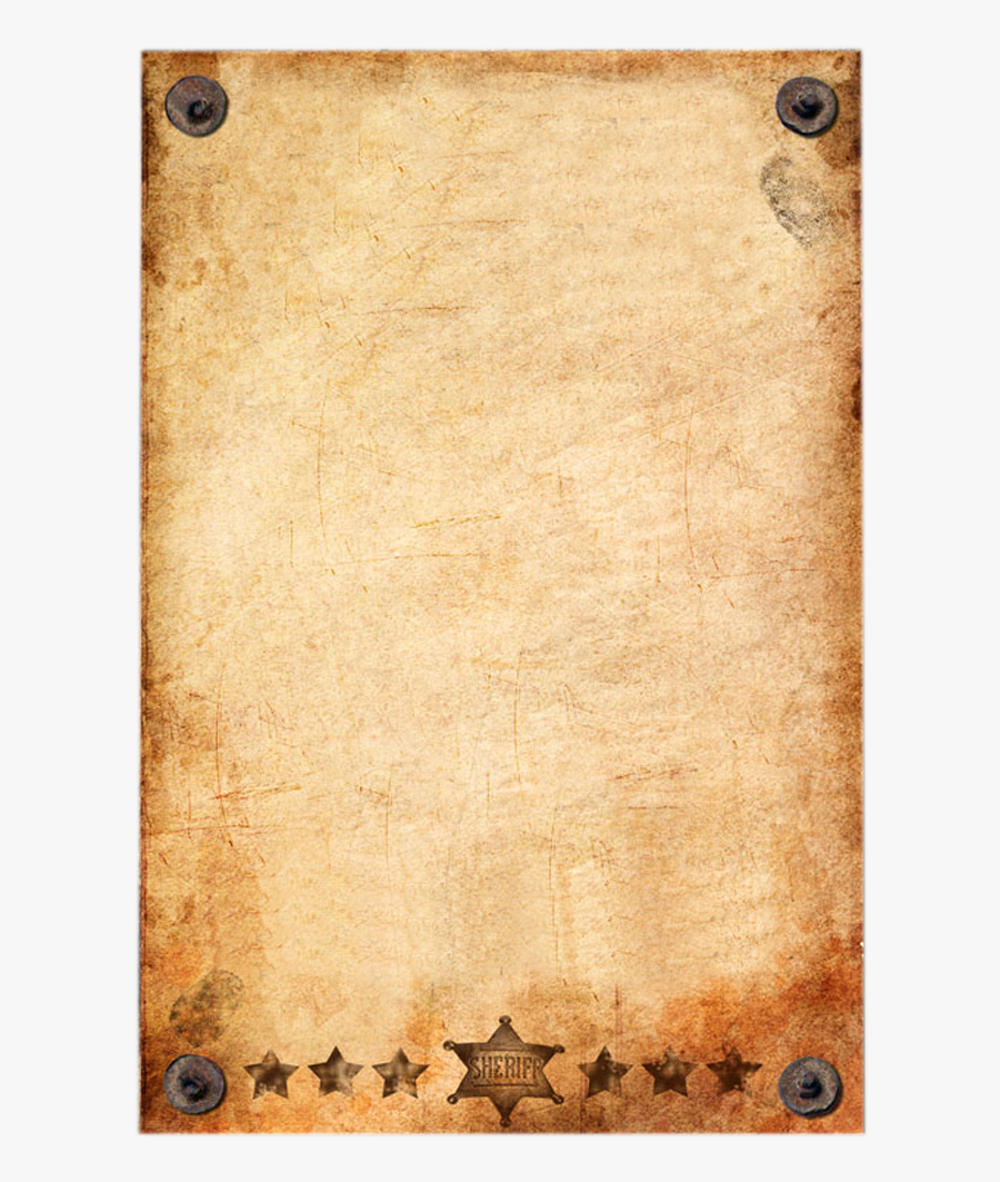 Paper Sheet Png Photo Image - Transparent Wanted Poster Png, Transparent Clipart