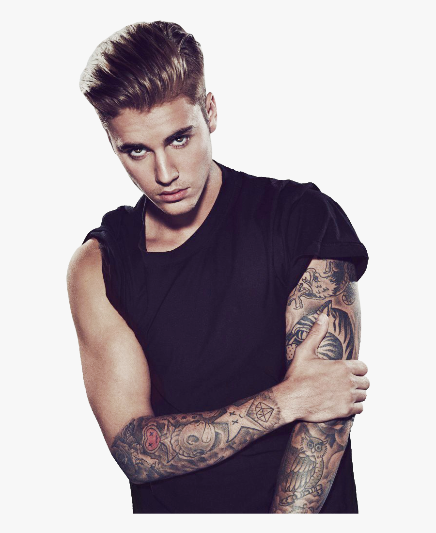 Justin Bieber Tatoo 2017 Png Pic - Justin Bieber Png 2015, Transparent Clipart