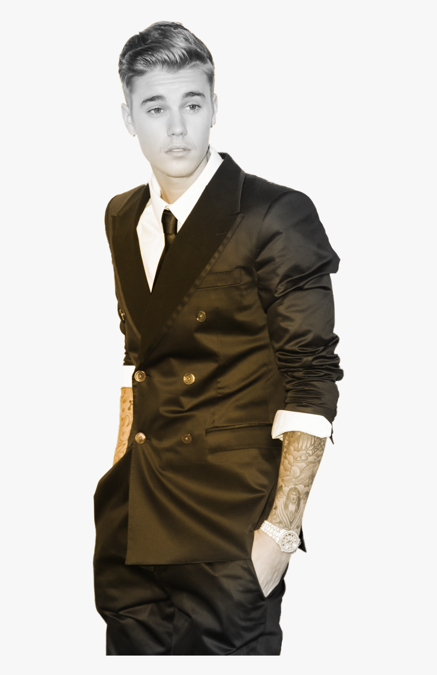 Justin Bieber Beliebers Tuxedo - Mentahan Justin Bieber, Transparent Clipart